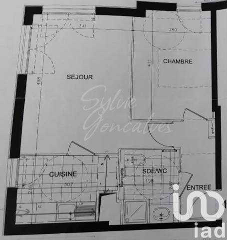 Appartement à vendre 2 pièces 45 m² Deuil-la-Barre