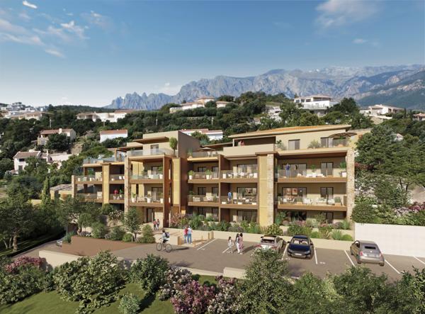 A VENDRE VUE MER T2 de 48,50m² avec TERRASSE de 26,80m² SARI SOLENZARA (20)