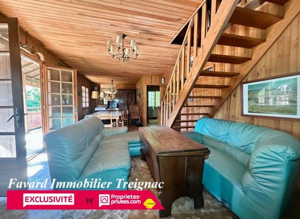 Maison 5 chambres Terrain de  4 500 m² et Prairie de 8 800m²    Treignac AFFIEUX