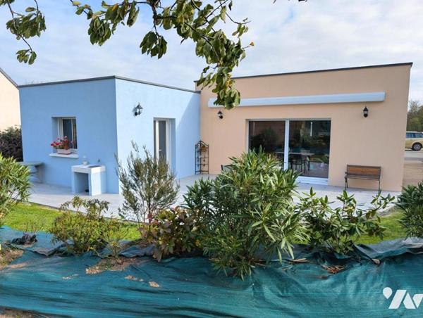 Trédrez-Locquémeau – Maison contemporaine de plain-pied, sans travaux, proche de la mer