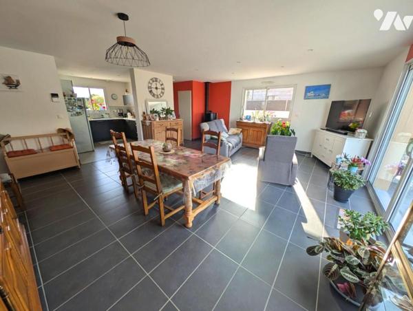 Trédrez-Locquémeau – Maison contemporaine de plain-pied, sans travaux, proche de la mer