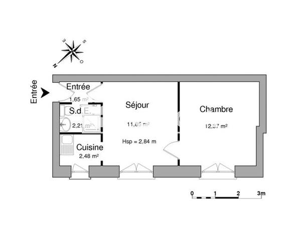 Location Appartement 2 pièces 30.56 m² - 0 RUE DES JARDINIERS Paris 75012