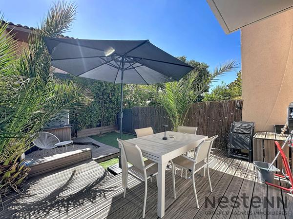 Maison T3 60 m2 avec terrasse, jardin et stationnement + local vélo et moto