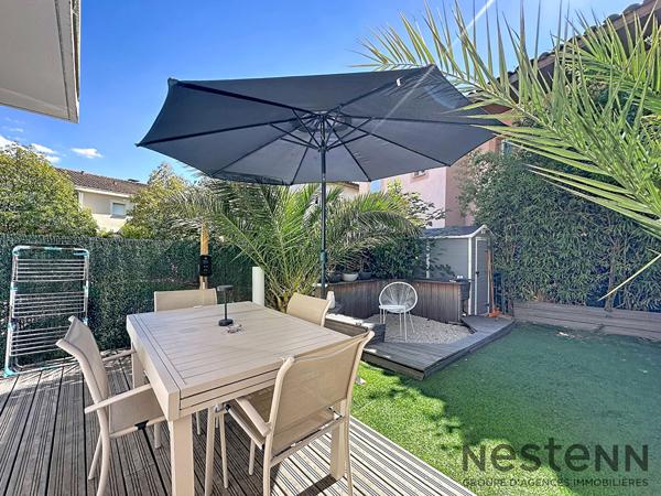 Maison T3 60 m2 avec terrasse, jardin et stationnement + local vélo et moto