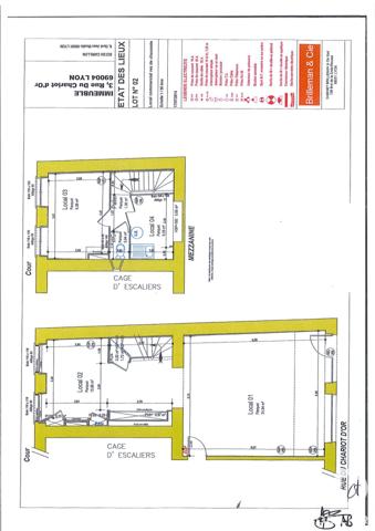 Droit au bail à vendre 62 m² Lyon 4
