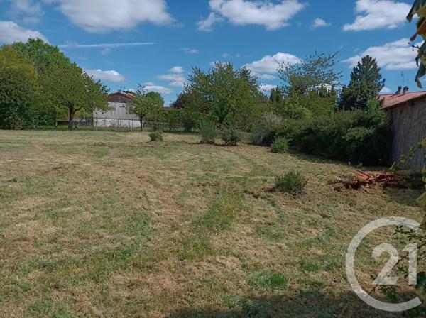 Terrain à vendre  983 m 2   CHEF BOUTONNE  - 79