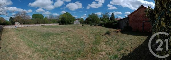 Terrain à vendre  983 m 2   CHEF BOUTONNE  - 79