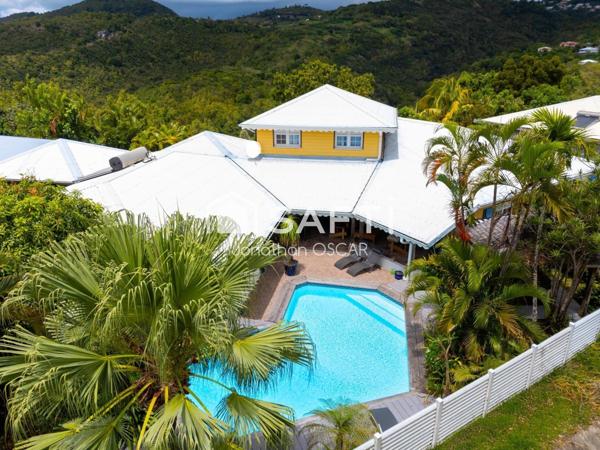 Villa F7 Sainte-Luce avec 2 bungalows, mezzanine, piscine et spa