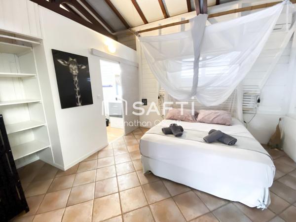 Villa F7 Sainte-Luce avec 2 bungalows, mezzanine, piscine et spa