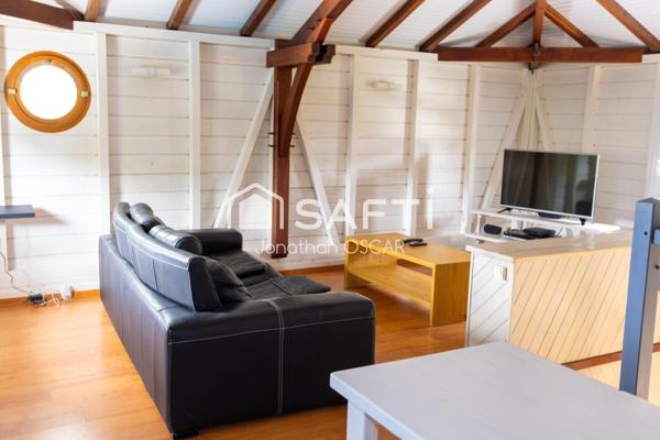 Villa F7 Sainte-Luce avec 2 bungalows, mezzanine, piscine et spa