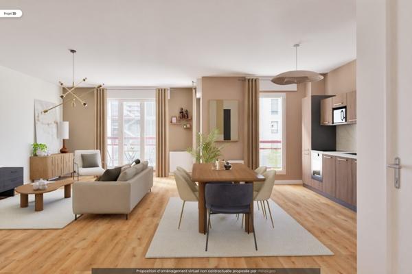 Appartement à vendre |  Lyon 07 |  3 pièces | 70 m²