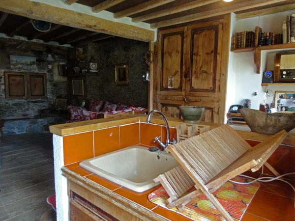 Dpt Pyrénées Orientales (66), à vendre OLETTE Maison P4 en pierres de 84 m² - terrain 809 m²