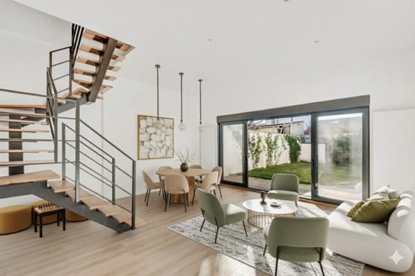 MAISON D’ARCHITECTE 220 M2 - 5 CHAMBRES - LUMINEUSE - TERRASSE PANORAMIQUE 40 M2 – JARDIN 310 m2 - GARAGE