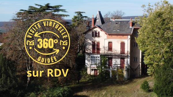 Tournus (71700) TOURNUS : Château + Maison et granges sur 1,6 hectare avec vue panoramique sur la Saône.