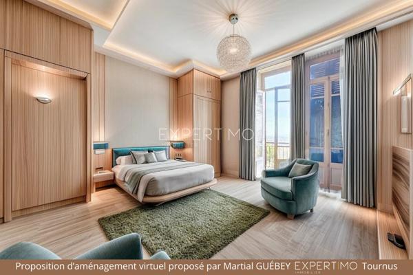 Tournus (71700) TOURNUS : Château + Maison et granges sur 1,6 hectare avec vue panoramique sur la Saône.