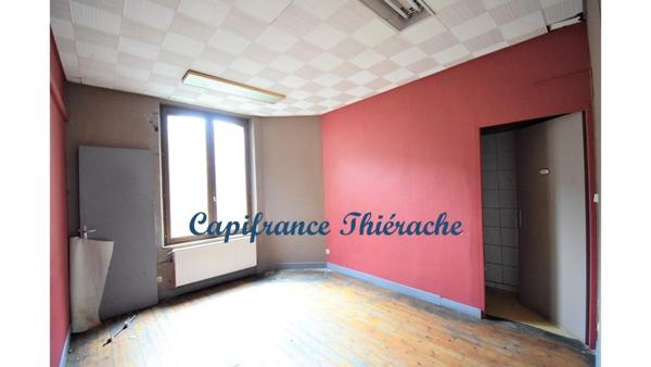 Dpt Aisne (02),sur Hirson, à vendre immeuble mixte d'une surface totale de 141.07m² sur une parcelle de 130m²