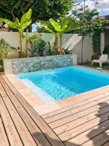 Châteaurenard (13160) Maison de ville rénovée 4 chambres avec bassin et garage