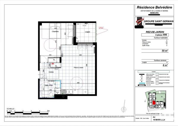 Appartement à vendre 2 pièces 50 m² Nemours
