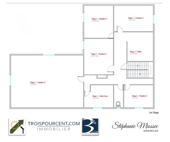 Maison 8 pièce(s) 6 chambre(s) 183 m²