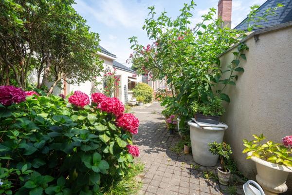 Vue carte postale sur la Maine : Maison atypique et appartement séparé de 300 m2 jouant sur les volumes, la lumière et les perspectives