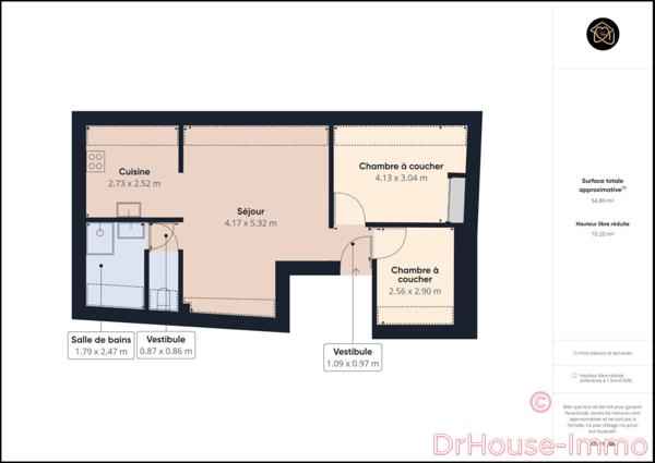 Appartement à vendre 4 pièces de 29 m²
