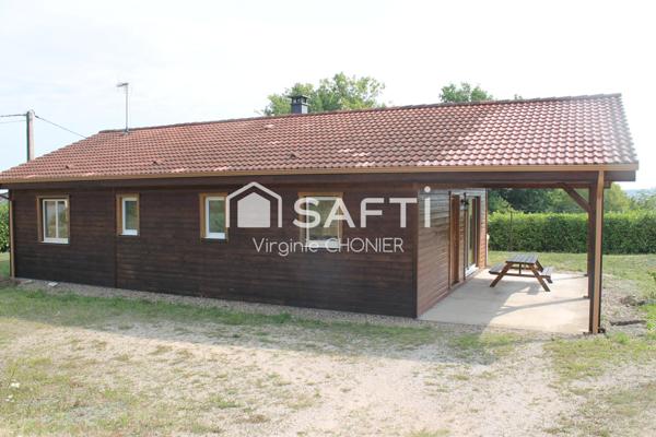 Charmante maison ossature bois de  88m2 sur terrain de 1493m2