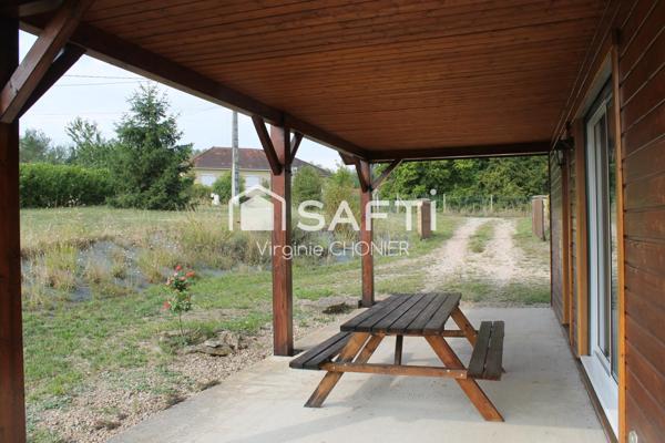 Charmante maison ossature bois de  88m2 sur terrain de 1493m2