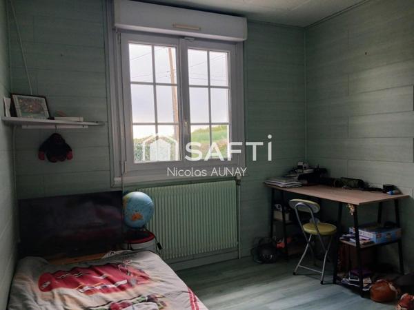 Maison de 125m2 en campagne avec un grand terrain.