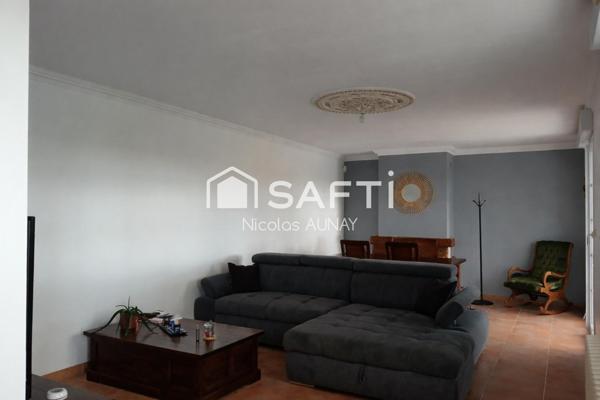 Maison de 125m2 en campagne avec un grand terrain.