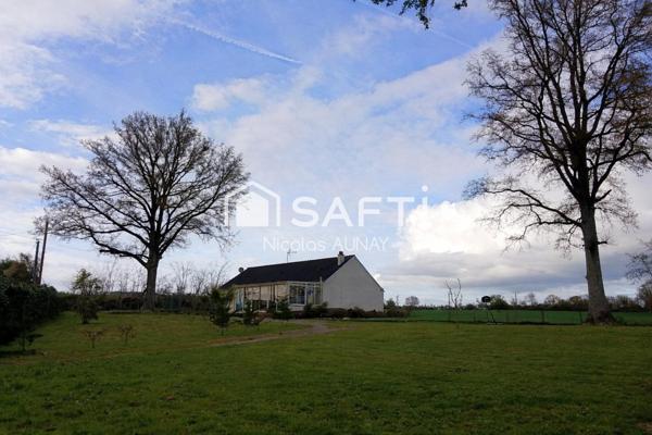 Maison de 125m2 en campagne avec un grand terrain.
