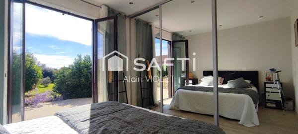 Maison d’architecte, 135 m², 4 chambres.