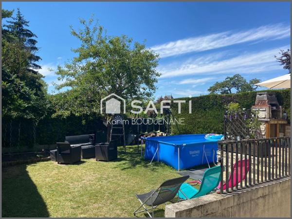 Maison sur cave totale, 2chambres et jardin