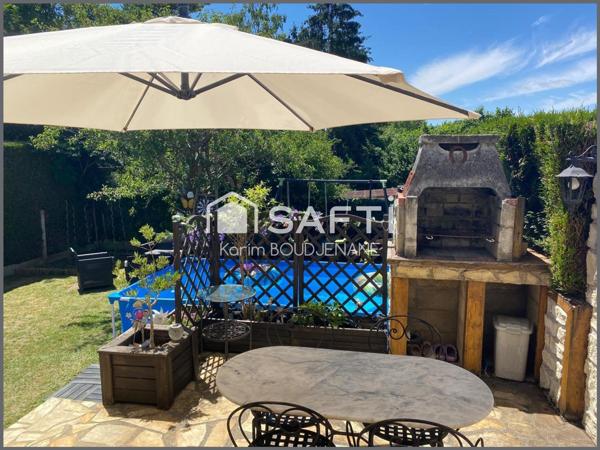 Maison sur cave totale, 2chambres et jardin