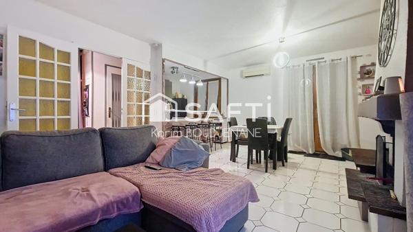 Maison sur cave totale, 2chambres et jardin