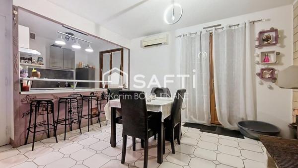 Maison sur cave totale, 2chambres et jardin