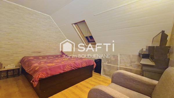 Maison sur cave totale, 2chambres et jardin