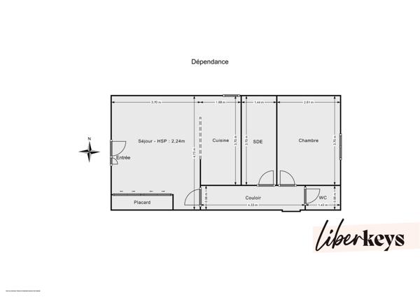 Maison T4 (144m²) + T2 (42m²) + garage (45m²) sur 2159m² constructible I Rougiers