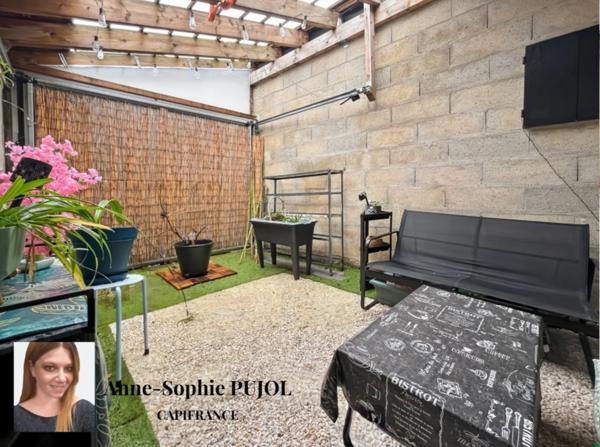 Maison de ville 3 chambres - garages - extérieur privatif