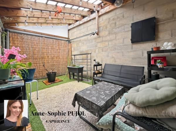 Maison de ville 3 chambres - garages - extérieur privatif