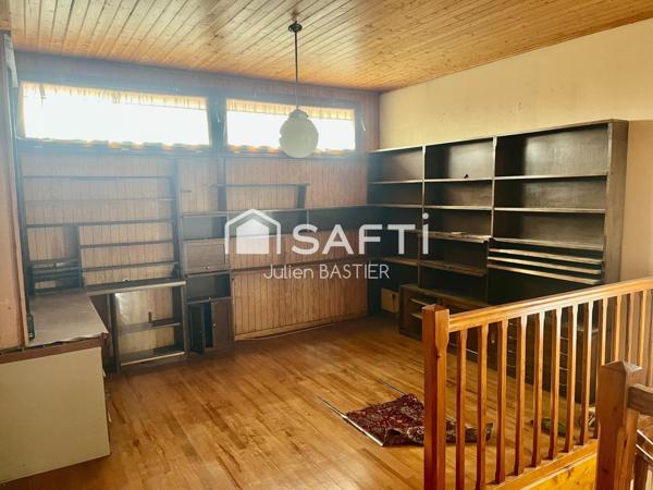 Talence Plume la Poule - maison de 180m2 à rénover, 4 chambres, jardin, garage