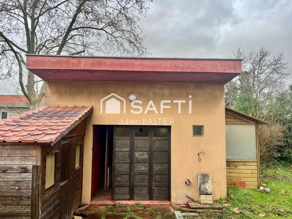 Talence Plume la Poule - maison de 180m2 à rénover, 4 chambres, jardin, garage