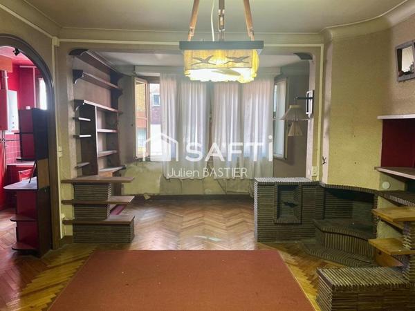 Talence Plume la Poule - maison de 180m2 à rénover, 4 chambres, jardin, garage