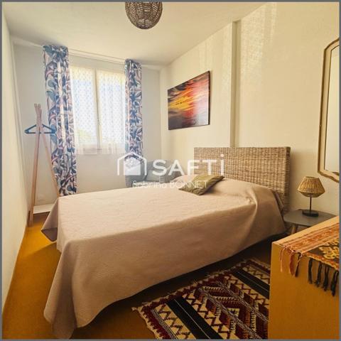Appartement au rez-de-chaussée, 200 mètres de la plage.
