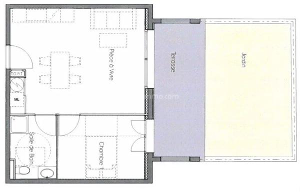 Vente                                                      Appartement
                        
                     2 pièces                      43 m2                     à Calvi