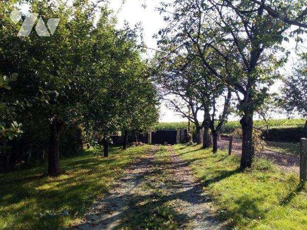 10 min. VILLAINES-LA-JUHEL (53), en campagne, maison d'habitation en ossature bois, couverte en...