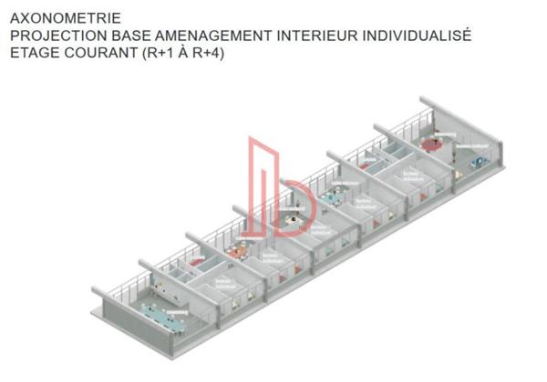 Bureau de 1593 m² à louer à Bordeaux Sud-Ouest