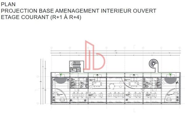 Bureau de 1593 m² à louer à Bordeaux Sud-Ouest