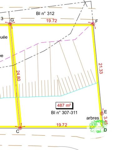 Terrain à vendre 487 m² Savenay