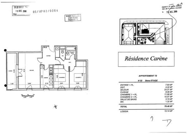 Appartement Muret 3 pièce(s) 70.46 m2
