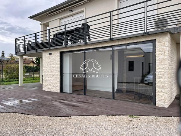 Exclusivité Appartement rez-de-jardin à St Didier au Mont d’Or